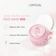 thumbnail image 5 of Sakura Face Mud Mask, Hydrating Pore Cleaning Oil-control, Moisturizing Antioxidan Shrink Pores, Soft Smooth Skin, Enhance Skin Elasticity for Daily Skin Care, 5 of 7