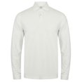 thumbnail image 1 of Skinni Fit - Polo de manga larga elástico Modelo Strech para hombre/caballero - Primavera/ Otoño/ Deporte (Blanco), 1 of 1