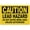 Warning Sign 3, variant on Caution Machine Has No Brain Use Your Own Sign 8"x12", Aluminum Tin Warning Signs for Home Outdoor Garden, Weatherproof Motivational Safety Sign