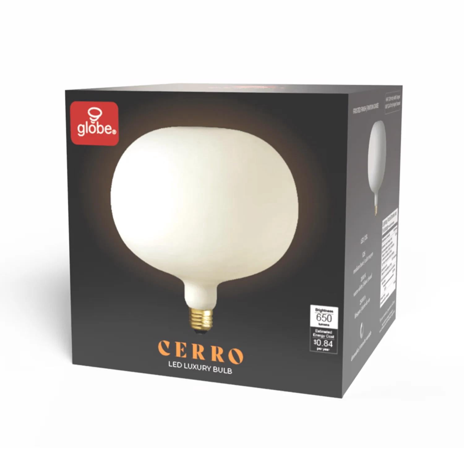 Globe Electric Decorative E26 (Medium) LED Bulb Cool White 7 Watt Equivalence 1 pk