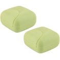 thumbnail image 1 of Travel Soap Box Handmade Waterproof Leakproof Square Small Soap Dish Sealed Box Portable Outdoor Accessories 2 Pcs Green, 1 of 4