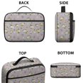 thumbnail image 3 of Pioneer Flower Floral Print Pattern Insulated Lunch Bag Teen, Toddler Lunch Bag,Bento School Lunch Bag for Teen for Work,Picnic or Travel, 3 of 5