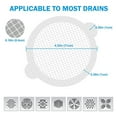 thumbnail image 4 of CIYISON 10pc Hair Catcher Drain Stopper for Bathroom Kitchen Disposables Floor Drain Mesh Stickers Bathtub Sink Hair Strainer, 4 of 19