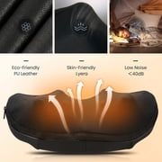 Naipo Shiatsu Back and Neck Massager with Heat Deep Kneading Massage, Best Gifts Mom Dad Women Men, Home, Office Car Use