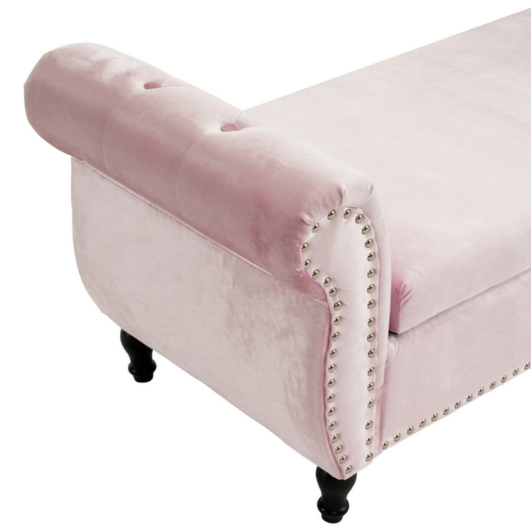 Baby pink ottoman online