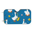 thumbnail image 7 of Fotbe Cartoon Goose Car Windshield Sunshade | Sun Visor Protector Front Window Shade, Keeps Out UV Rays, Keeps Your Vehicle Cool-Small, 7 of 7