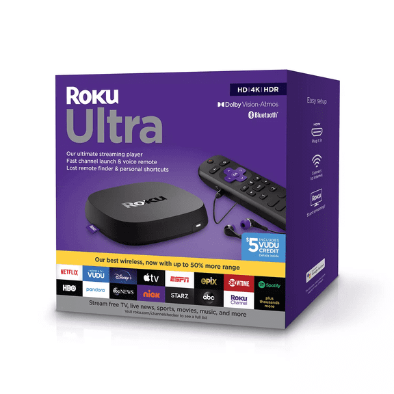 Restored Roku 4800R Ultra 2020 Streaming Media Player HD/4K/HDR/Dolby Vision (Refurbished)