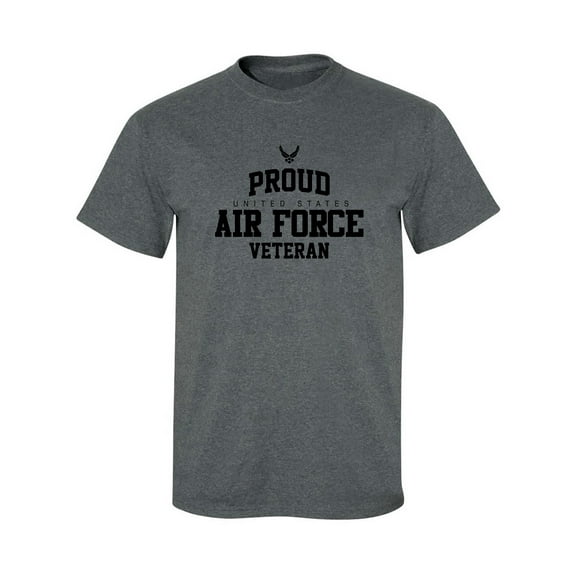 Proud Air Force VETERAN Adult Short Sleeve T-shirt