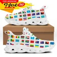 thumbnail image 1 of Zapatos de diseño con banderas del mundo para hombre, calzado informal de primavera para exteriores, zapatillas antideslizantes para caminar, zapatillas planas transpirables, 1 of 6