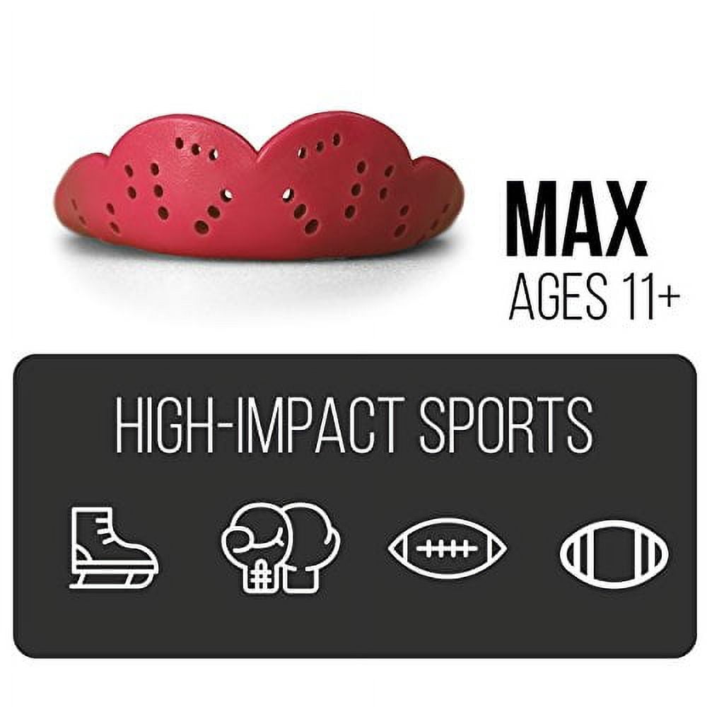 SISU NextGen Max Guard Mouthguard - Intense Red