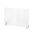 thumbnail image 4 of Clearance! beishanbush Home Decor Clear Perfection Reception Side Glass Counter Top 50 X 32Cm One Size Clear, 4 of 7