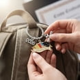thumbnail image 5 of 2026 Graduation Commemorative Keychains - Inspirational keychain gifts for graduating college, middle school, and high school students, including designs featuring graduation caps, books，1 in., 5 of 6