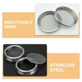thumbnail image 4 of Fovewise 3pcs Stainless Steel Sprouting Lids For Wide Mouth Mason Jars Reusable Mesh Germination Lids For Growing Sprouts Sprouting Lids 70mm, 4 of 8