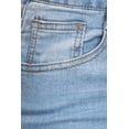 thumbnail image 4 of Fashion2Love Womens Plus/Juniors Mid Waist Below Knee Length Denim Skirt in Pencil Silhouette, 4 of 7