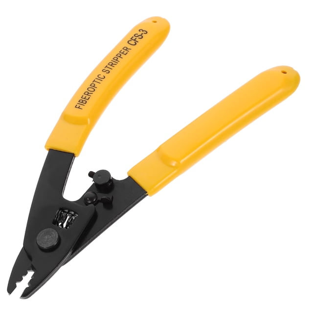 unbranded Alicate Pelacables Para Cableado Con Control De Apertura Y Acabado Resistente Color Amarillo