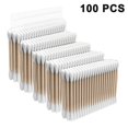 thumbnail image 1 of 100 uds. de bambú biodegradable compostable de madera para los ojos Afortunado Sencillez, 1 of 5