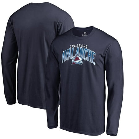 Reebok Colorado Avalanche T-shirt - Colorado Avalanche Fanatics Branded Hometown Collection Long Sleeve T-Shirt - Navy