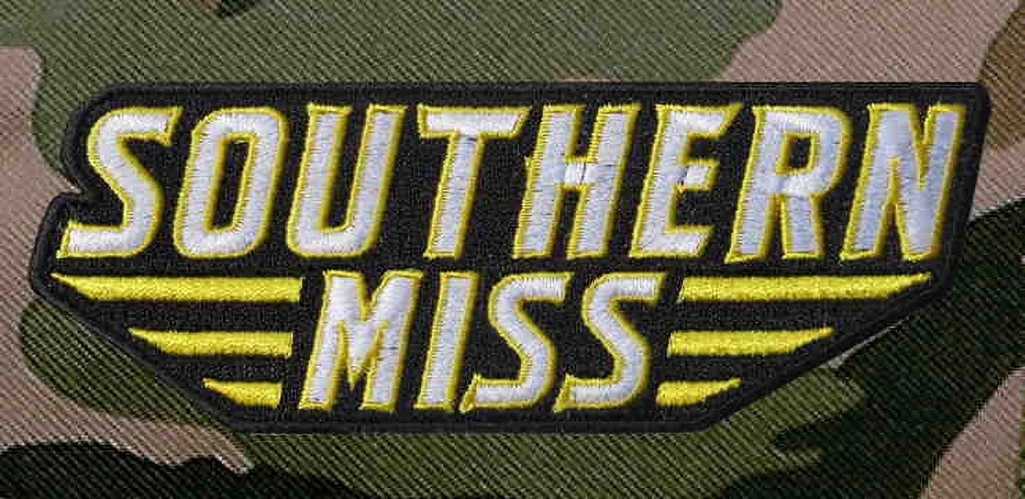 CAMO Southern Miss Lunch Bag Stylish OFFICIAL USM Golden Eagles CAMO Lunchbox Cooler for School or Office - Men or Women