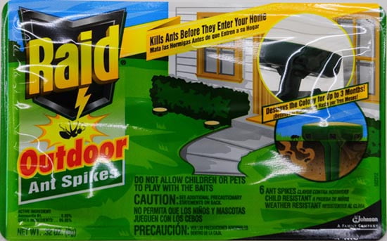 Raid Outdoor Ant Spikes 6 count package