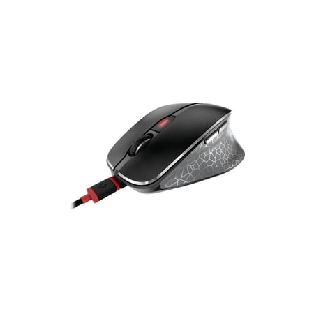 UPC: 0840183606008 | CHERRY MW 8C ERGO Rechargeable Wireless Mouse – Optical – Wireless – Bluetooth/Radio Frequency – 2.48 GHz – Yes – Black – USB – 3200 dpi – Scroll Wheel – 6 Button(s) – Medium/Large Hand/Palm Size – Ri
