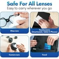 thumbnail image 3 of Lens Wipes for Eyeglasses - Pre-moistened Eyeglass Lens Cleaning Wipes - 500 Lens Wipes Individually Wrapped Sracth-Free Streak-Free Eye Glasses Wipes Lens Cleaner for Sunglass & Camera Lens, 3 of 6