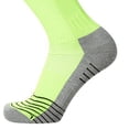 thumbnail image 5 of WQNVRNR Boys Athletic Soccer Socks- Breathable Over Knee Towel Bottom Anti-slip Unisex Long Football Sports Socks Green Size 3-6Years, 5 of 5