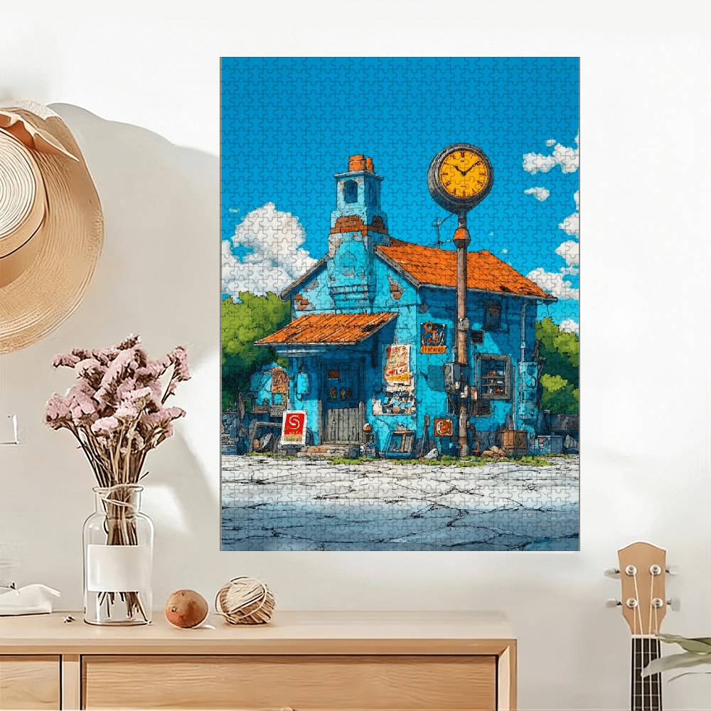 A 1000pcs Adult Puzzle Featuring  Landscape Themes, High Difficulty Level, Suitable for Adults, Family Entertainment.29.4*19.6 in