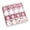 Pink, variant on 16 Pcs Assorted Christmas Tree Ornaments, 2.36 Inch Plastic Hanging Baubles, Blue Xmas Balls for Tree Holiday Party Home Decor