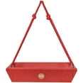 thumbnail image 3 of Birds Choice 11.25" Color Pop Collection Recycled Plastic Hanging Tray Bird Feeder, Red, 3 of 4