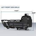 thumbnail image 3 of New Outer Bumper Grille Driver Left Side Fit For 2014-2018 BMW X5 BM1038151, 3 of 10