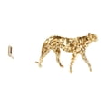 thumbnail image 1 of Organizador De Pared Plegable Con Gancho Y Escultura De Guepardo Dorado. Centro De Mesa Decorativo Para Baño, Armario, Oficina Y Hogar., 1 of 8