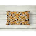 thumbnail image 2 of Carolines Treasures BB5118PW1216 Day of the Dead Orange Canvas Fabric Decorative Pillow, 12H x16W, multicolor, 2 of 3