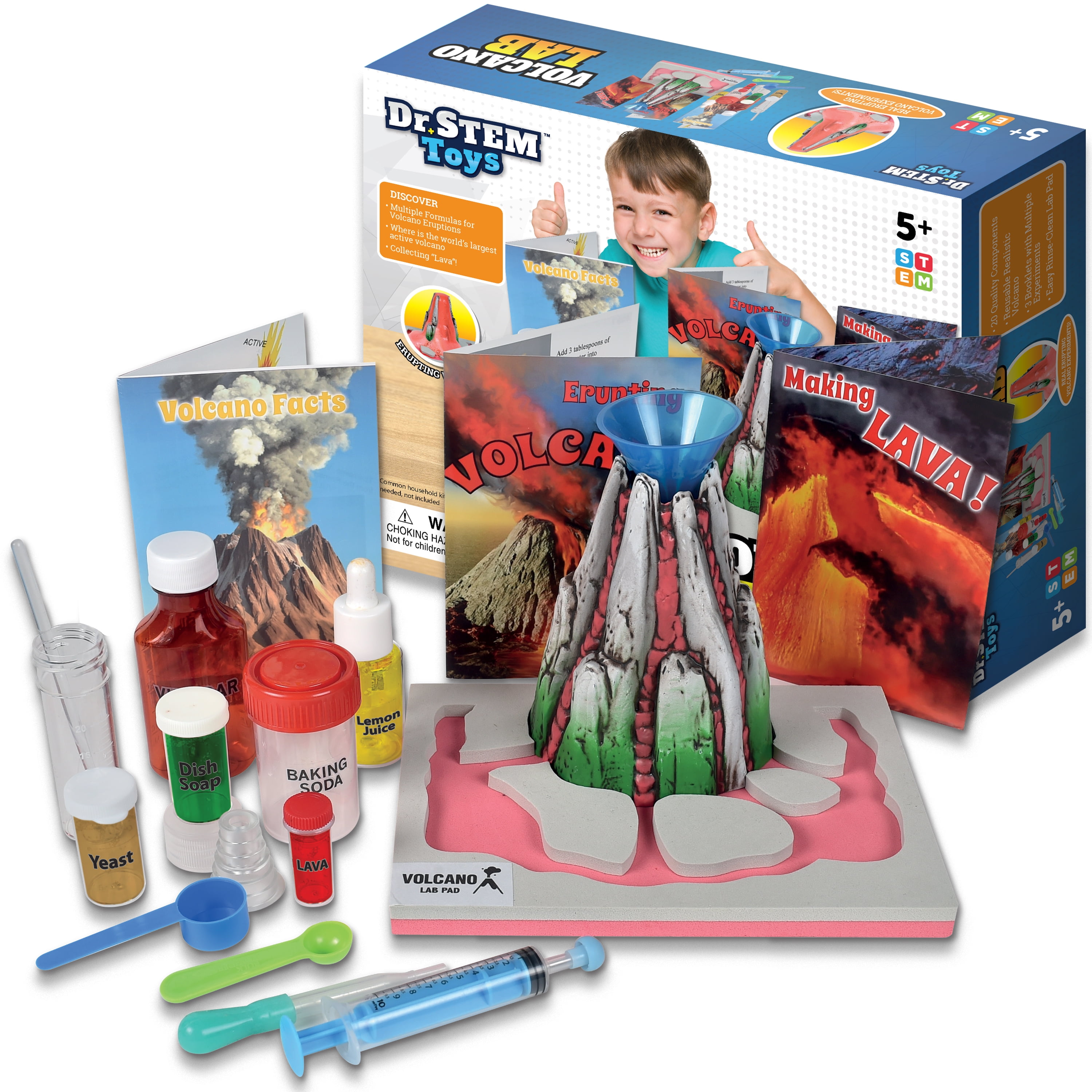 Dr. STEM Toys Volcano Making Experiment Science Lab Kit for Kids