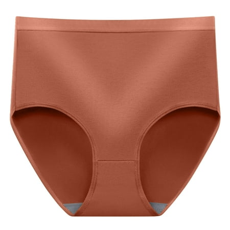YHGFVOKJ Womens Underwear Full Coverage High Waist Suppressing Lifting Body High Waisted Panties Shaping Large Size Middle And Elderly Thongs Brief Women s Athletic Underwear Orange XL