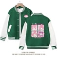 thumbnail image 4 of Sanrios Kawaii Anime My Melody chaqueta bonita de dibujos animados primavera otoño nuevo uniforme de béisbol deportivo suelto para niños regalo de cumpleaños, 4 of 4