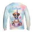 thumbnail image 2 of Happy Birthday Cute Puppy Boxer with Cake Gifts Party Hat All Over Print 3D Sweatshirt Unisex Merch Boxers Dog Lover Gifts Idea - 00029, 2 of 6
