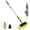 Yellow, variant on LAANPOLE 12FT Car Wash Brush with Long Handle, Car Cleaning Brush with 12 Inch Soft Bristle and Soap Dispenser, Solar Panels Cleaner with Telescoping Pole for RV, Truck, Boat, House Siding, Yellow
