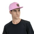thumbnail image 6 of ZICANCN Brown Teddy Bear Angry Baseball Caps, Trucker Hats for Men And Women, Adjustable Breathable Flat Caps, Pink, 6 of 8