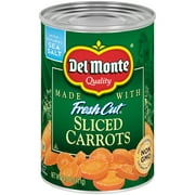 Del Monte Sliced Carrots, Canned Vegetables, 14.5 oz Can