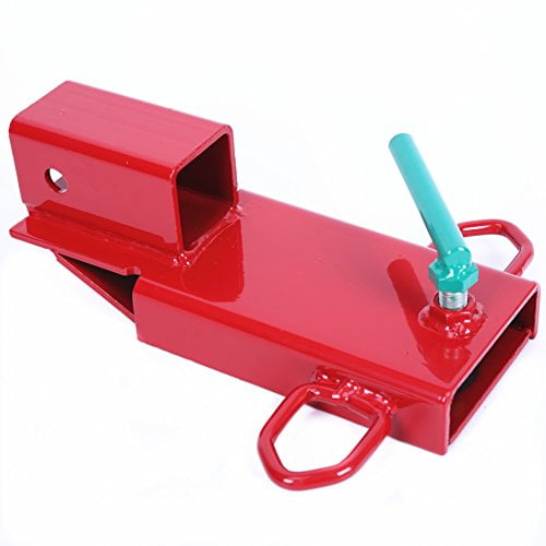 ECOTRIC New Clamp On Forklift Hitch Receiver Pallet Fork Trailer Towing Adapter 2" Insert