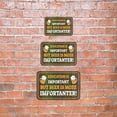 thumbnail image 3 of Classic Framed Plus Education Is Important But Beer Is More Importanter! Door or Wall Sign | Funny Home Decor - Large, 3 of 8