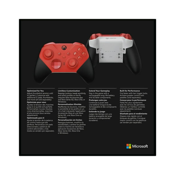 Xbox Elite Wireless Controller Series 2 – Core (Red) - Walmart.ca