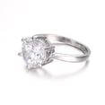 thumbnail image 5 of Yoursfs 2Ct Engagement Promise Rings Anniversary Bands For Women White Gold Plated Classic 6-Prong Setting Round Cut CZ Solitaire Rings (Size 7), 5 of 7