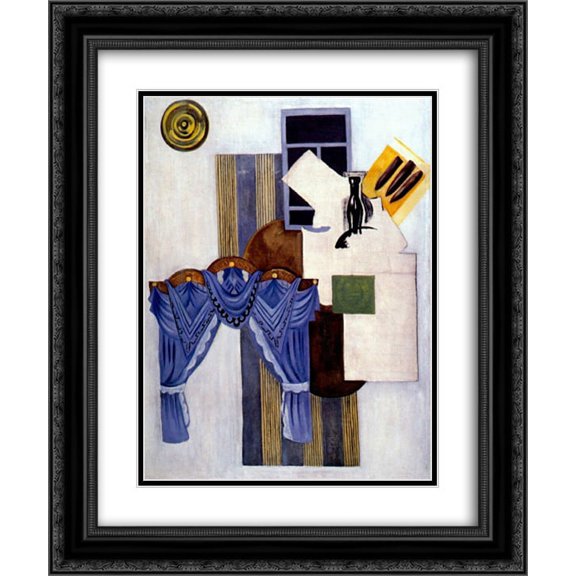 Olga Rozanova 2x Matted 20x24 Black Ornate Framed Art Print 'Room'