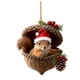 thumbnail image 2 of Adornos Navideños de Animales, Estampados de Animales para Árbol de Navidad, Adornos Acrílicos, Decoraciones de Animales Del Bosque, Navidad, 2 of 7