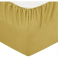 thumbnail image 3 of Sweet Home Collection 1500 Series Bed Sheets - Extra Soft Microfiber Deep Pocket 6pc Sheet Set - Yellow, RV Queen, 3 of 5