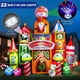 thumbnail image 4 of Castillo de caramelos gigante ZPISF inflable navideño de 4 m de altura con luz, 4 of 7