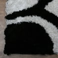 thumbnail image 2 of Rugsotic Carpets Hand Tufted Shag Polyester Eco-Friendly Area Rugs - 9'x12', Rectangle, Black White, Plain Solid Design, High Pile Handmade Anti Skid Rugs for Living Room, Bed Room K00077, 2 of 5