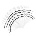 thumbnail image 4 of facefd 48pcs Acrylic Ear Stretchers Expander Piercing Plug Ear Tapers Heart Tunnels Plugs White, 4 of 8