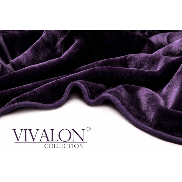 Vivalon Ultra Soft Korean Mink Blanket Queen Purple ...